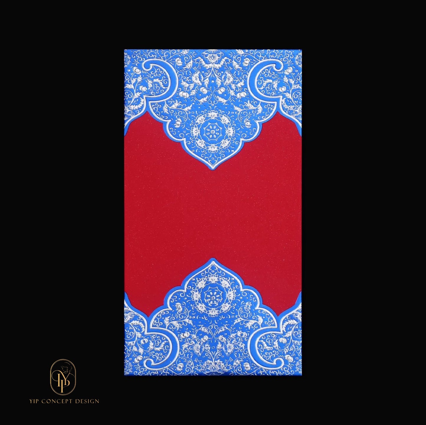 Custom 100pcs Fixed Template Red Envelope with Logo | Text | Surname | Red Envelope Lucky Money Personalized Gifts Packet for Wedding | Business | Birthday Party | Events