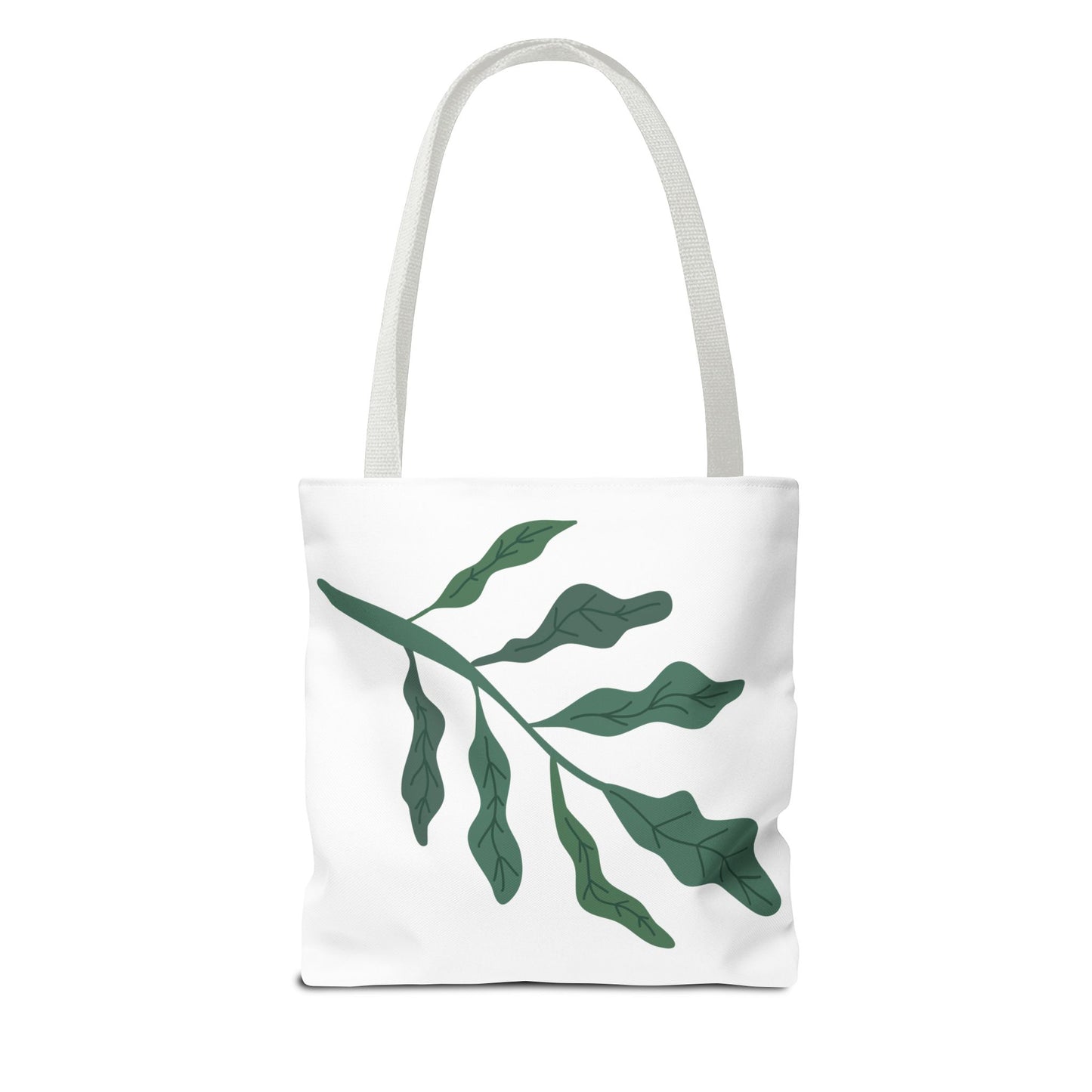Patriotic Love Leaf Print Tote Bag | Eco-Friendly Shopping, Summer Outings, Gift for Her, Weekend Essentials, Beach Bag
