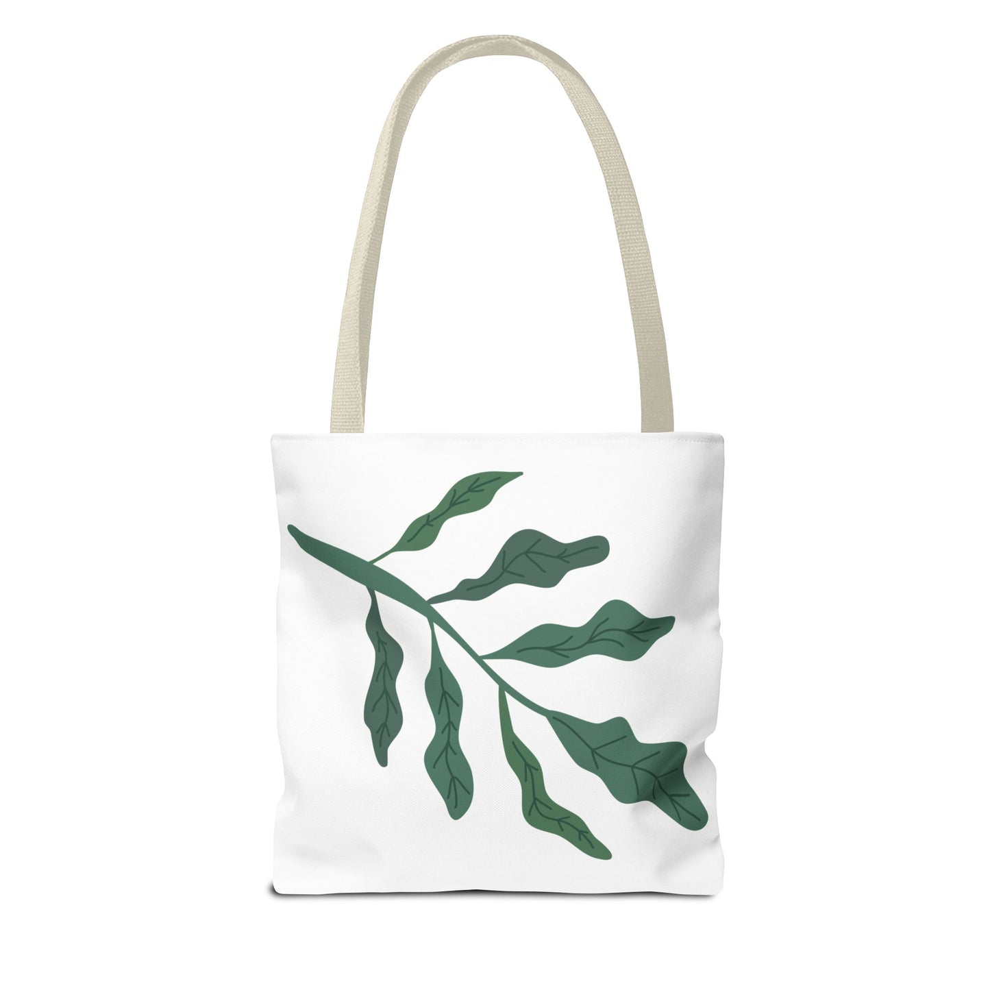 Patriotic Love Leaf Print Tote Bag | Eco-Friendly Shopping, Summer Outings, Gift for Her, Weekend Essentials, Beach Bag