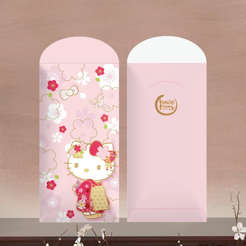 Pack of 10pcs ε Sanrio Official Hello Kitty εηΊΈιΉ€ Wedding Chinese New Year Red Envelope Lucky Money Personalized Gift Packet