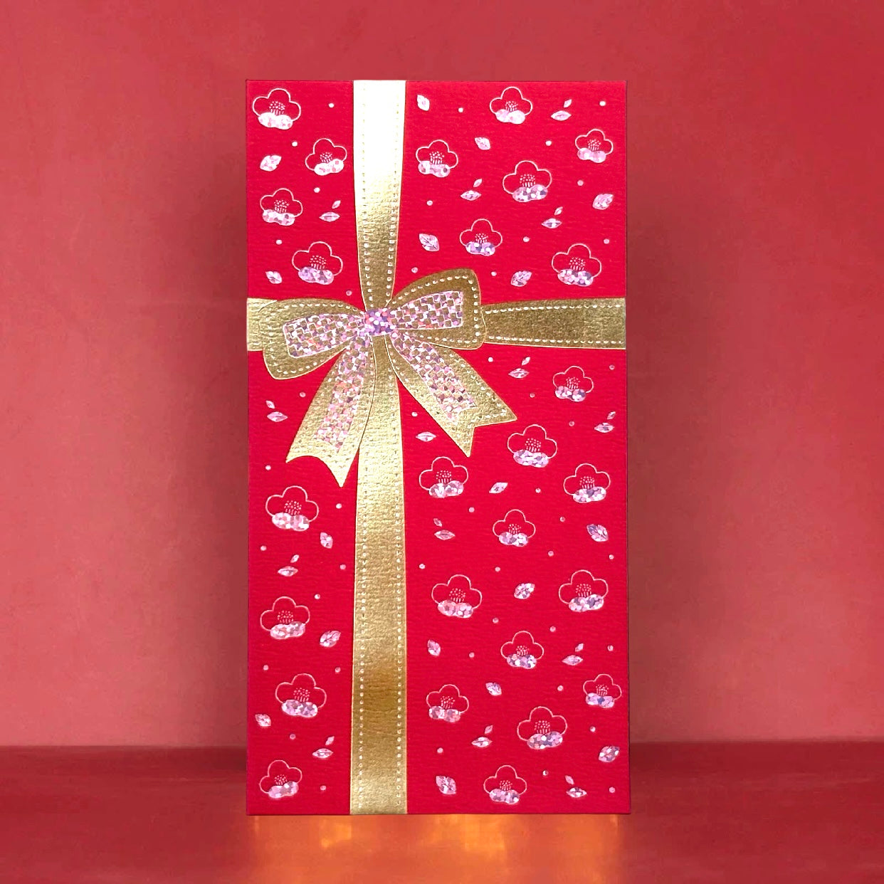 Pack of 20pcs Elegant Bow Red Envelopes with Gold Foil for New Year | Christmas | Valentineβs Day Festive Occasions Red Envelope Lucky Money Gift Packet