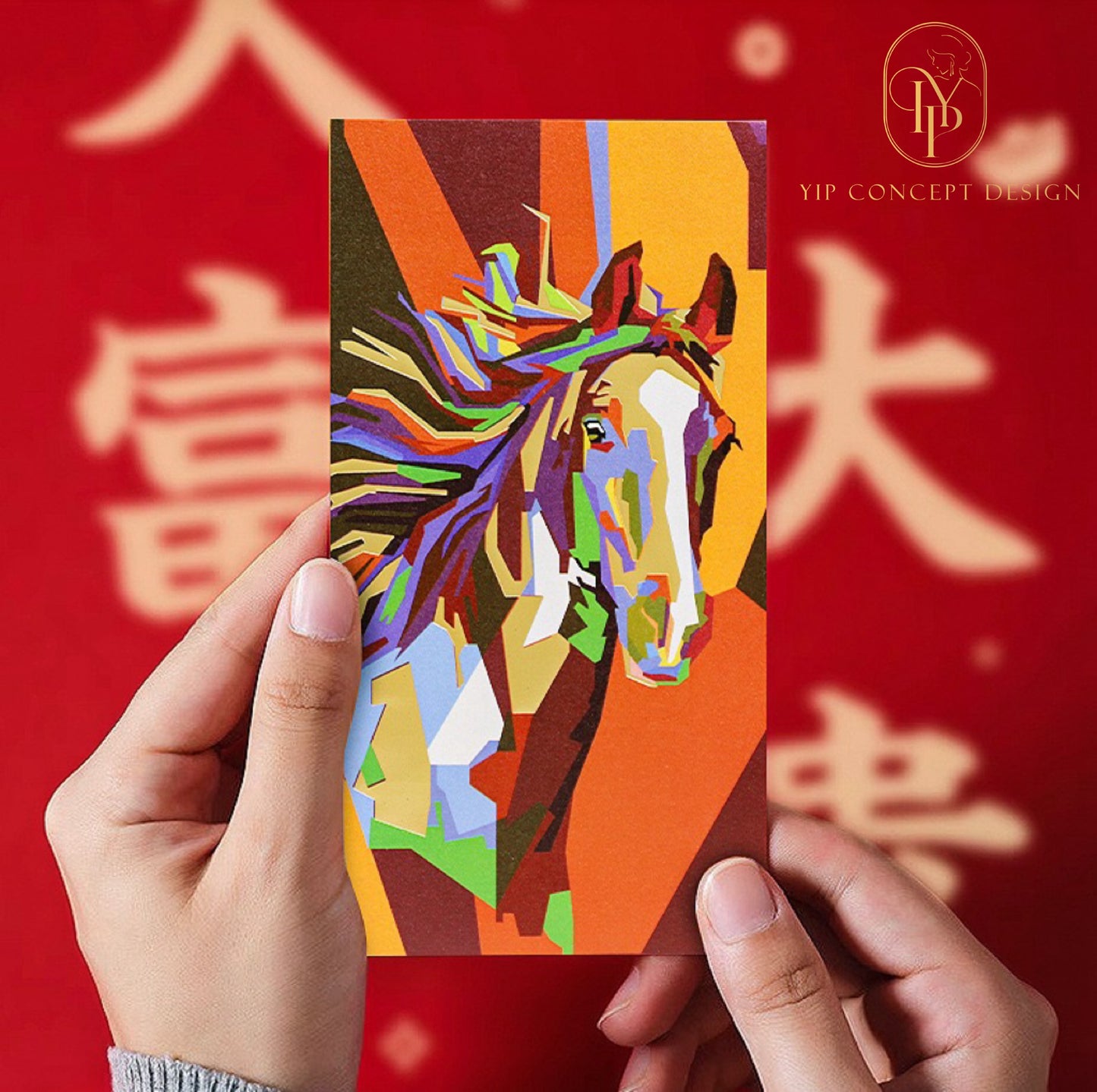 2026 Custom 200pcs Red Envelope Year of the Horse Gold Foil Lucky Money Gift Packet for Business | New Year | Event | Opening Ceremony