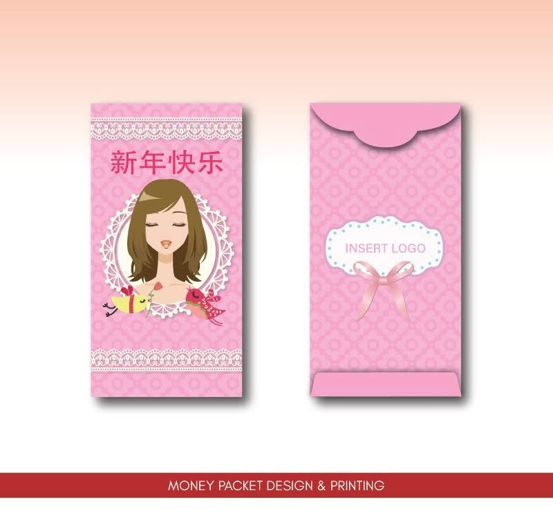 Custom 100pcs Chinese New Year Red Envelope Lucky Money Gift Packet(副本)