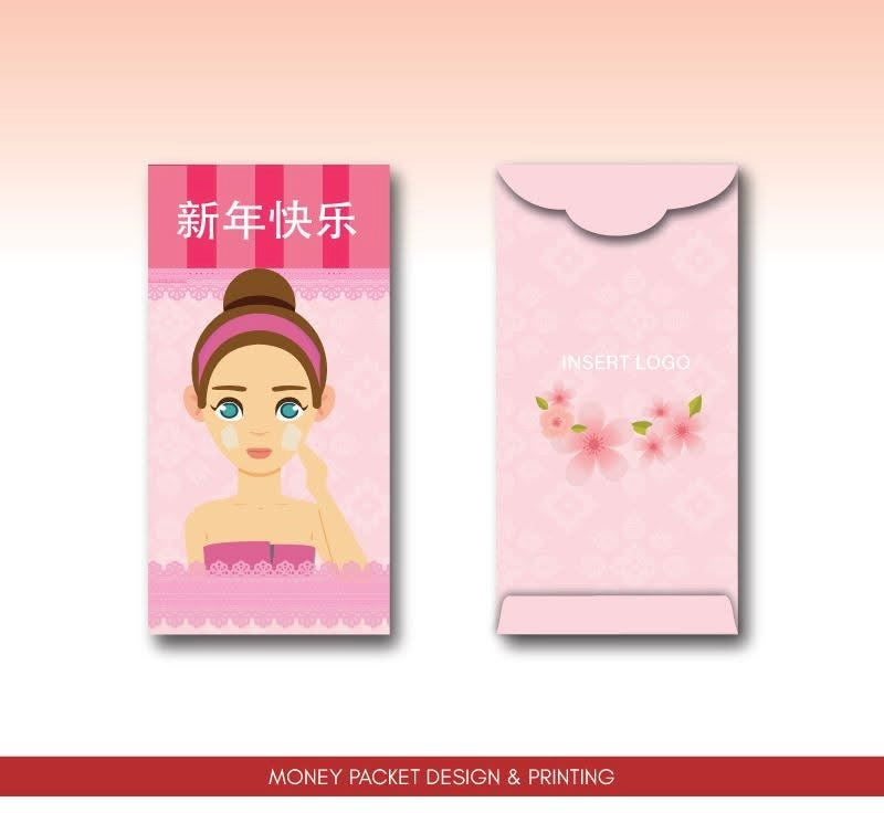 Custom 100pcs Chinese New Year Red Envelope Lucky Money Gift Packet(副本)