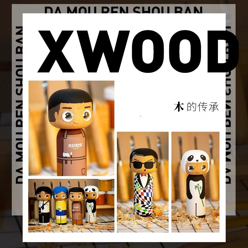 Constellation Series Wooden Trendy Dolls Handmade by Traditional Chinese Carpenters(副本)