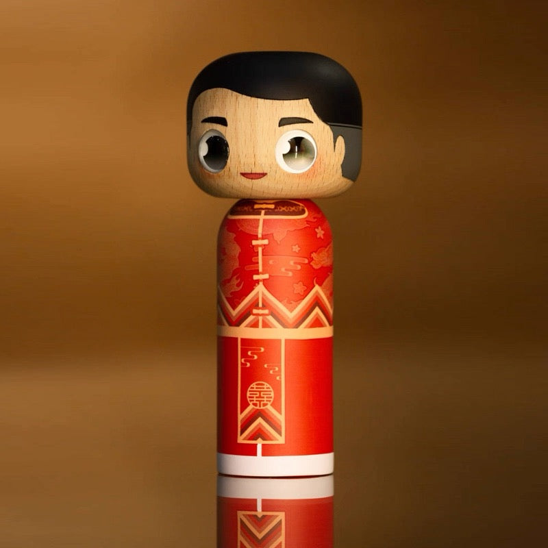 Traditional Chinese Characters Series Wooden Trendy Dolls
