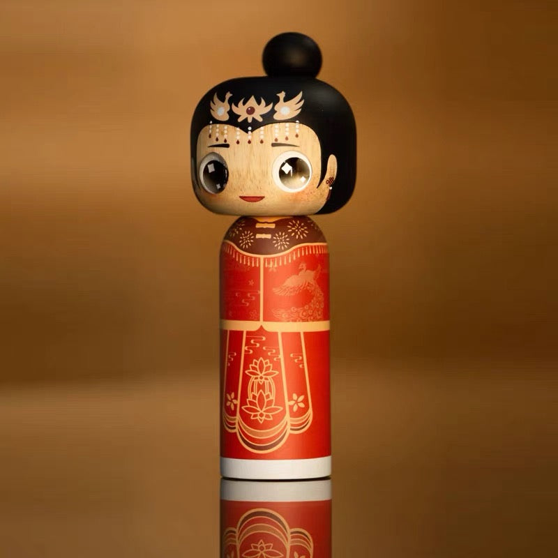 Traditional Chinese Characters Series Wooden Trendy Dolls