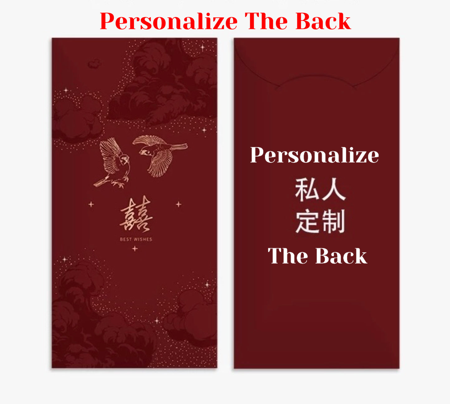 2025 Pack of 12pcs High-end Chinese New Year of The Snake Three Color Hot Stamping Gold Foil Red Envelope Lucky Money Personalized Gift Packet
