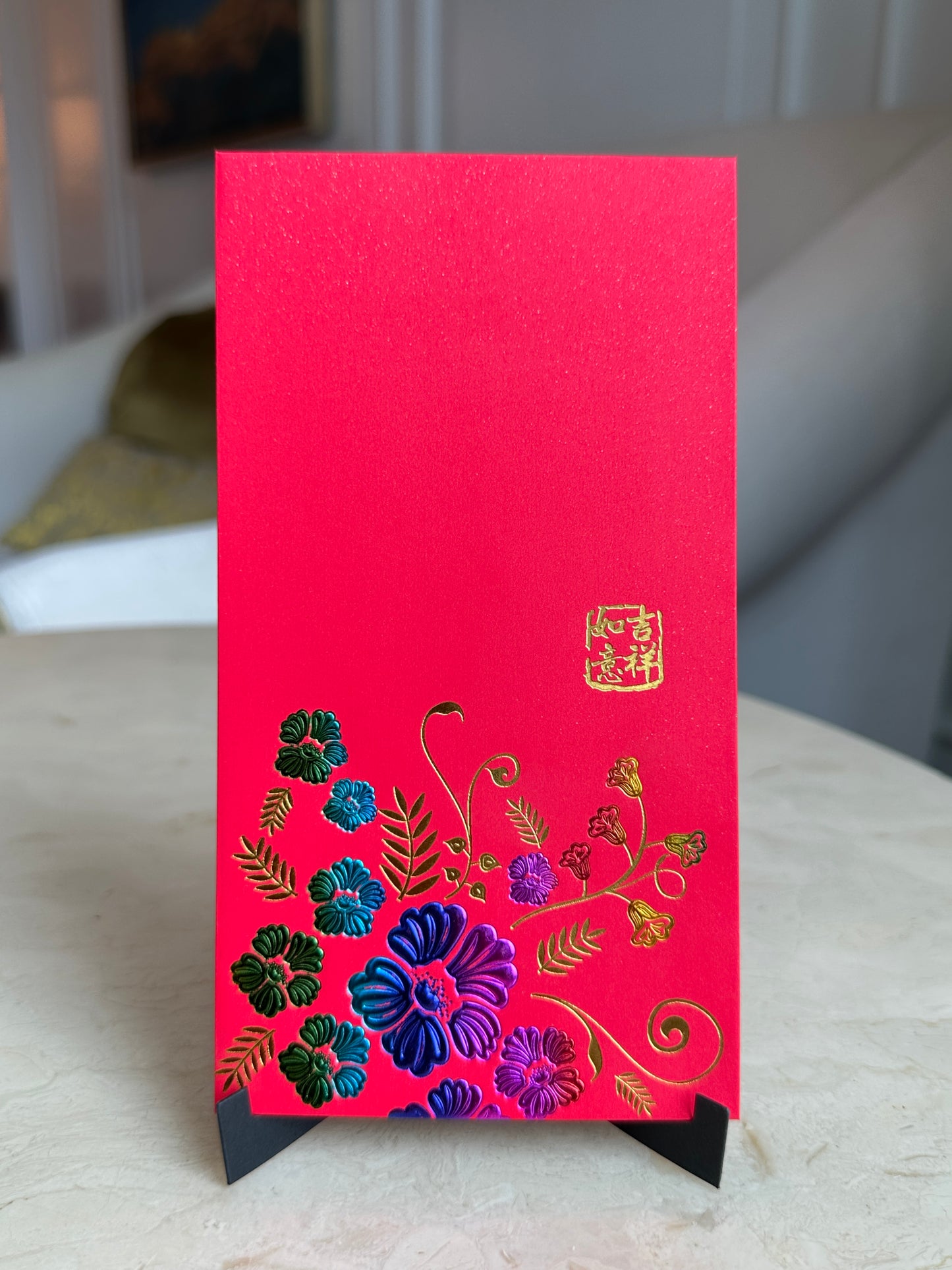 Custom 100pcs Fixed Template Red Envelope with Logo | Text | Surname | Red Envelope Lucky Money Personalized Gifts Packet for Wedding | Business | Birthday Party | Events