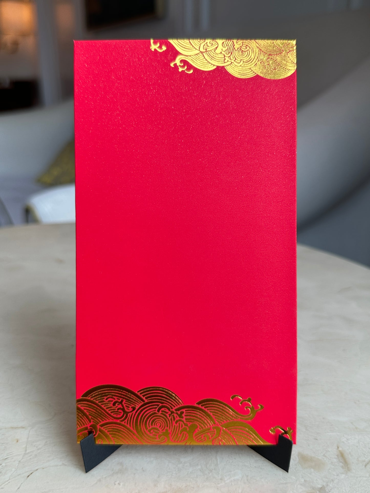 Custom 100pcs Fixed Template Red Envelope with Logo | Text | Surname | Red Envelope Lucky Money Personalized Gifts Packet for Wedding | Business | Birthday Party | Events
