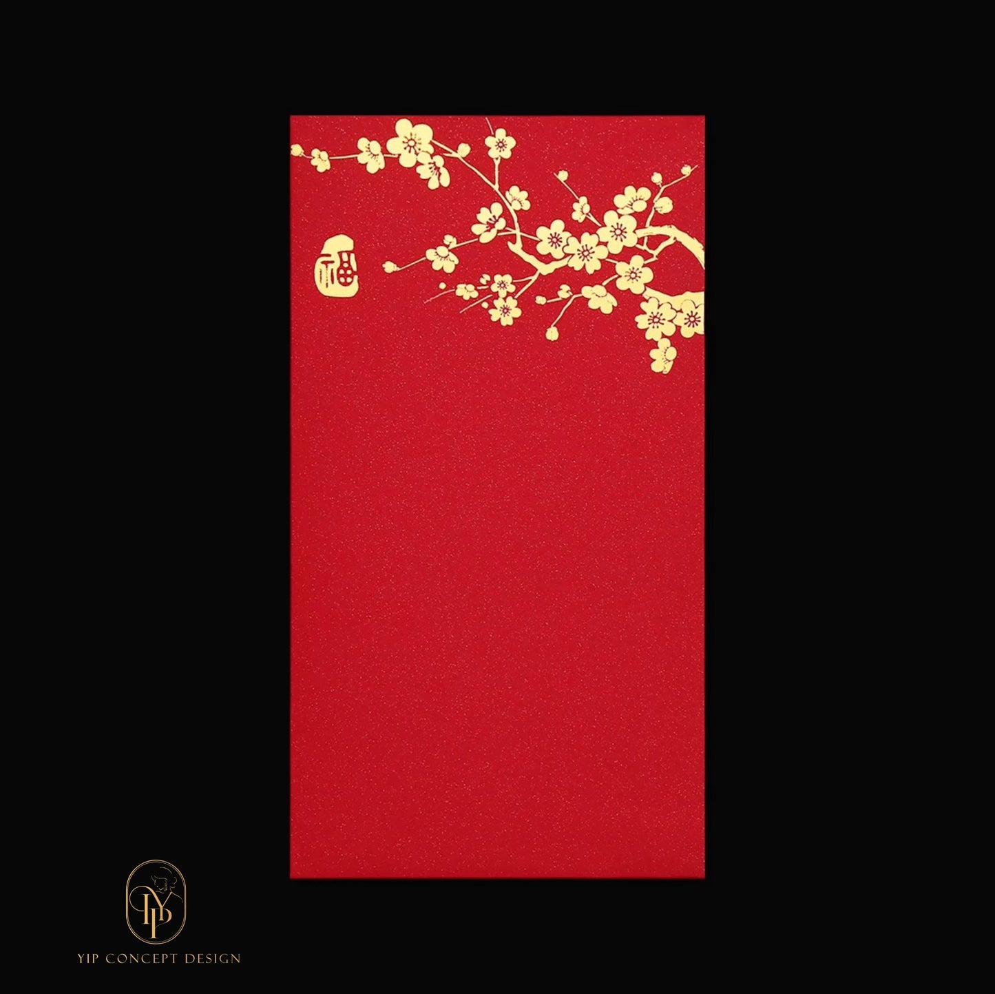 Custom 100pcs Fixed Template Red Envelope with Logo | Text | Surname | Red Envelope Lucky Money Personalized Gifts Packet for Wedding | Business | Birthday Party | Events