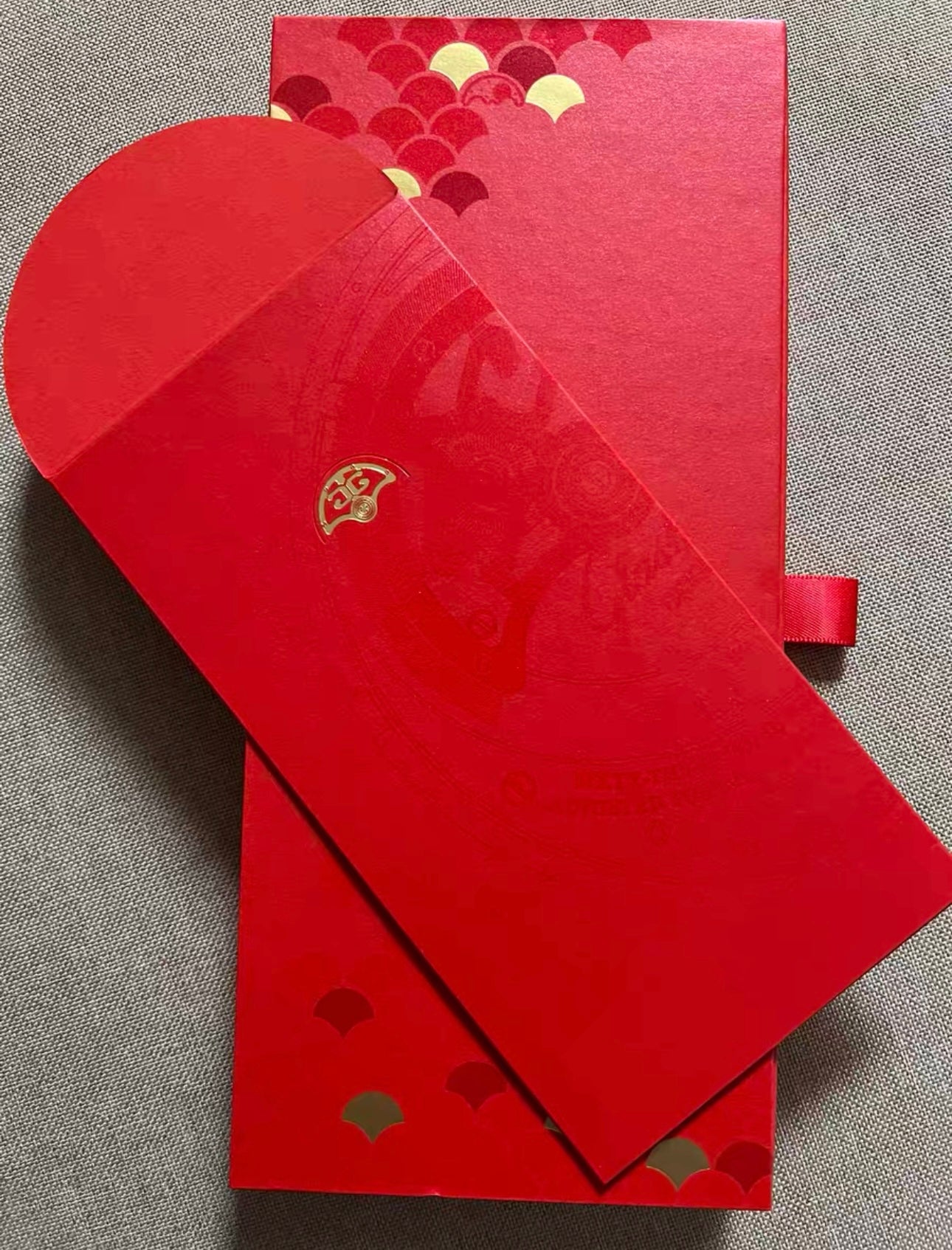 Gift Box of 10pcs High-end Designer Brand New Year Lucky Money Packet Red Envelope