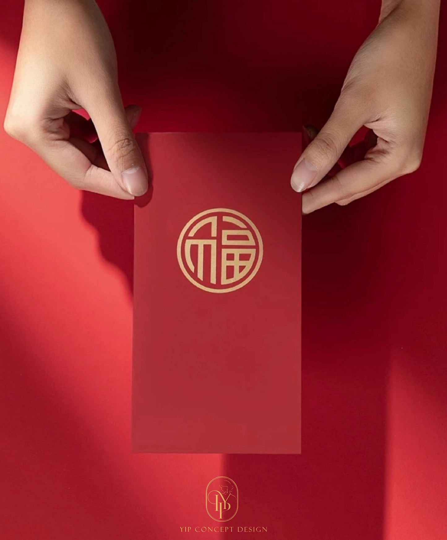 Pack of 20pcs Luxe Chinese New Year Hot Stamping Gold Foil Red Envelope Lucky Money Personalized Gift Packet