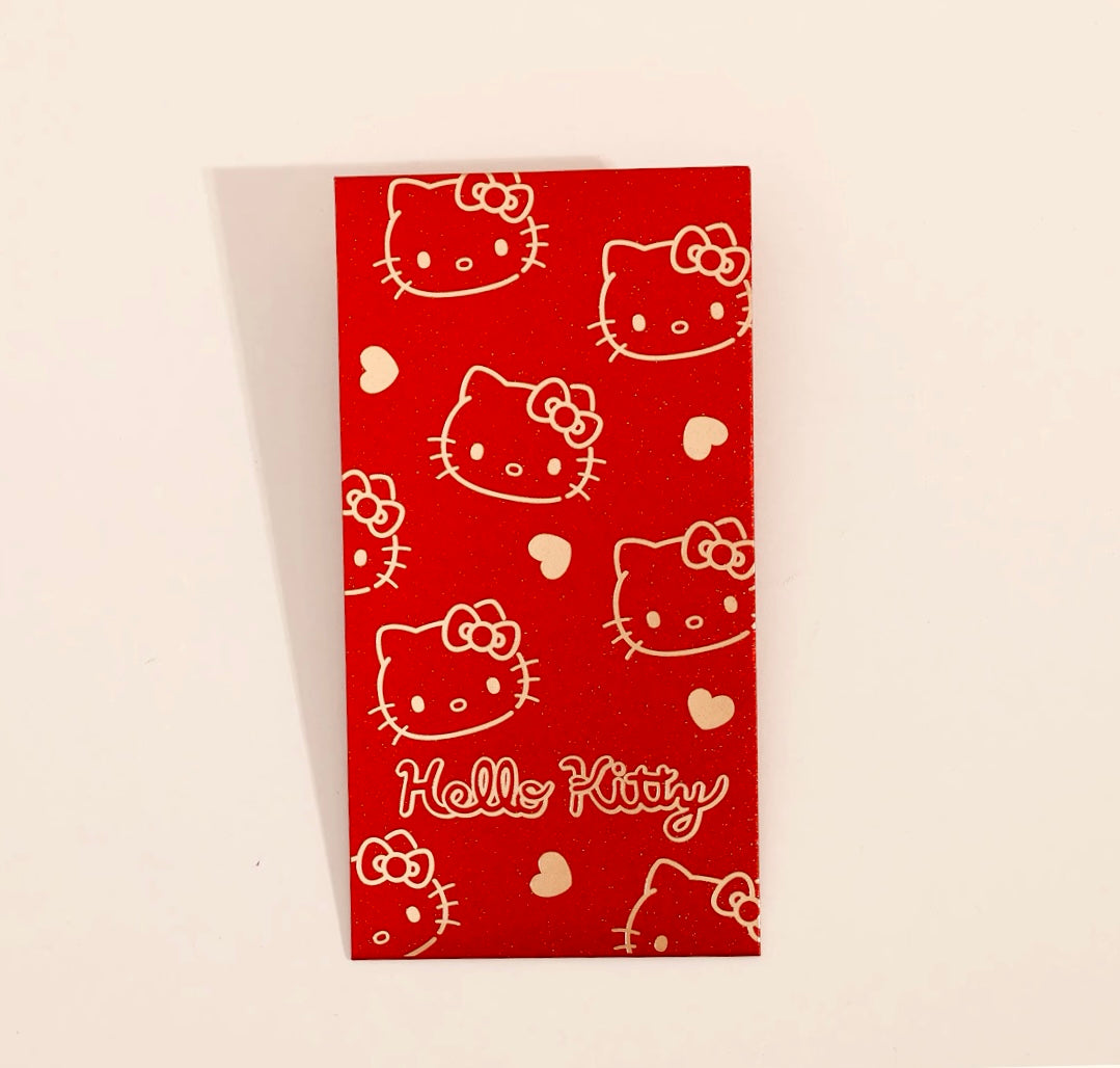 Pack of 16pcs Sanrio Official Hello Kitty Wedding Chinese New Year Red Envelope Lucky Money Personalized Gift Packet