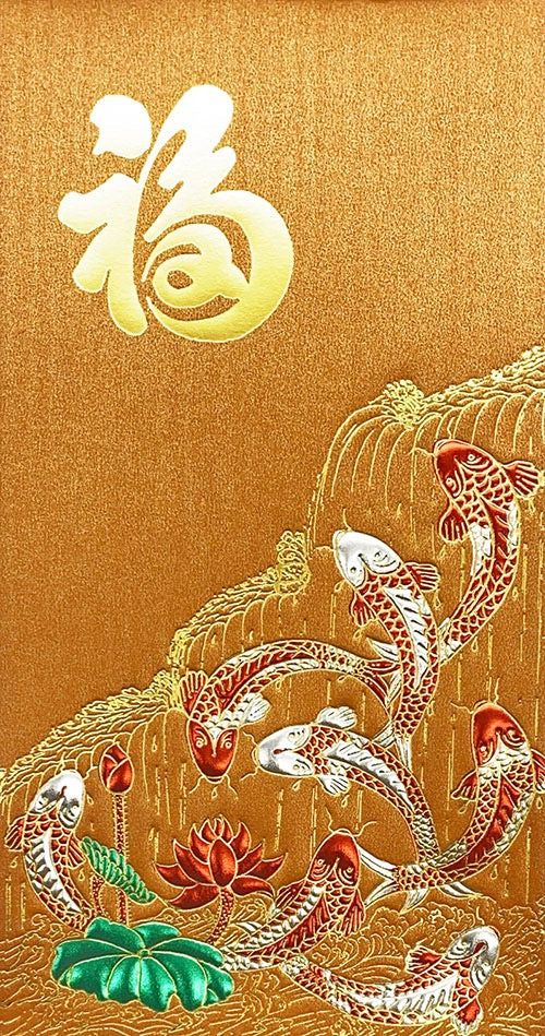 Pack of 100pcs Custom Classic Hong Kong Surname Red Envelope Lucky Money Gift Packet for Chinese New Year | Wedding Party