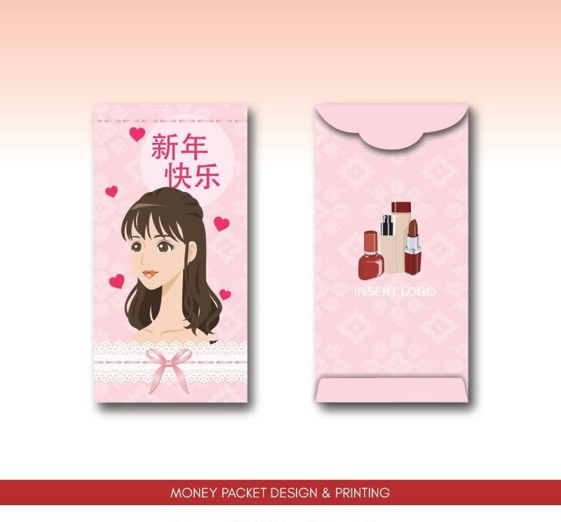Custom 100pcs Chinese New Year Red Envelope Lucky Money Gift Packet（副本）