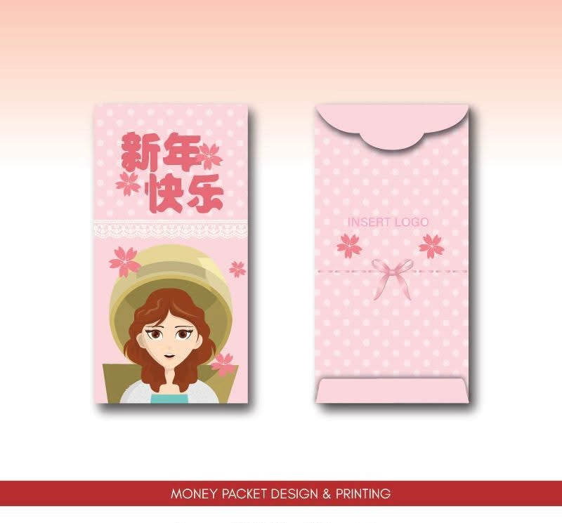 Custom 100pcs Chinese New Year Red Envelope Lucky Money Gift Packet（副本）