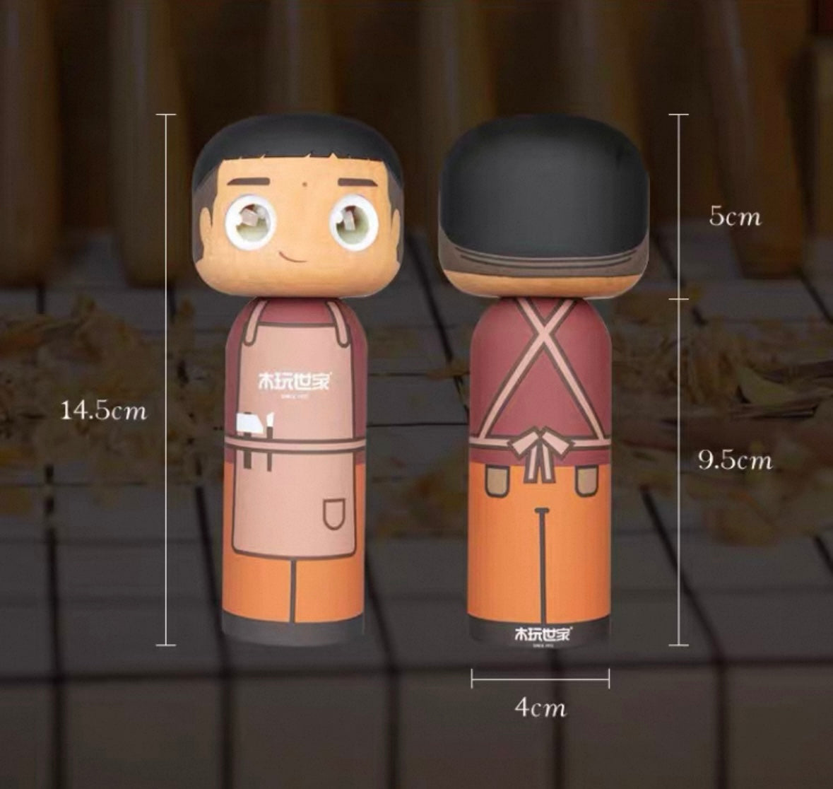Constellation Series Wooden Trendy Dolls Handmade by Traditional Chinese Carpenters（副本）