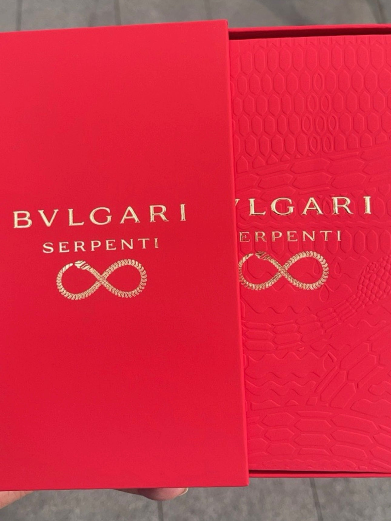 Gift Box of 10pcs High-end Designer Brand BVLGARI New Year of the Snake Lucky Money Packet Red Envelope