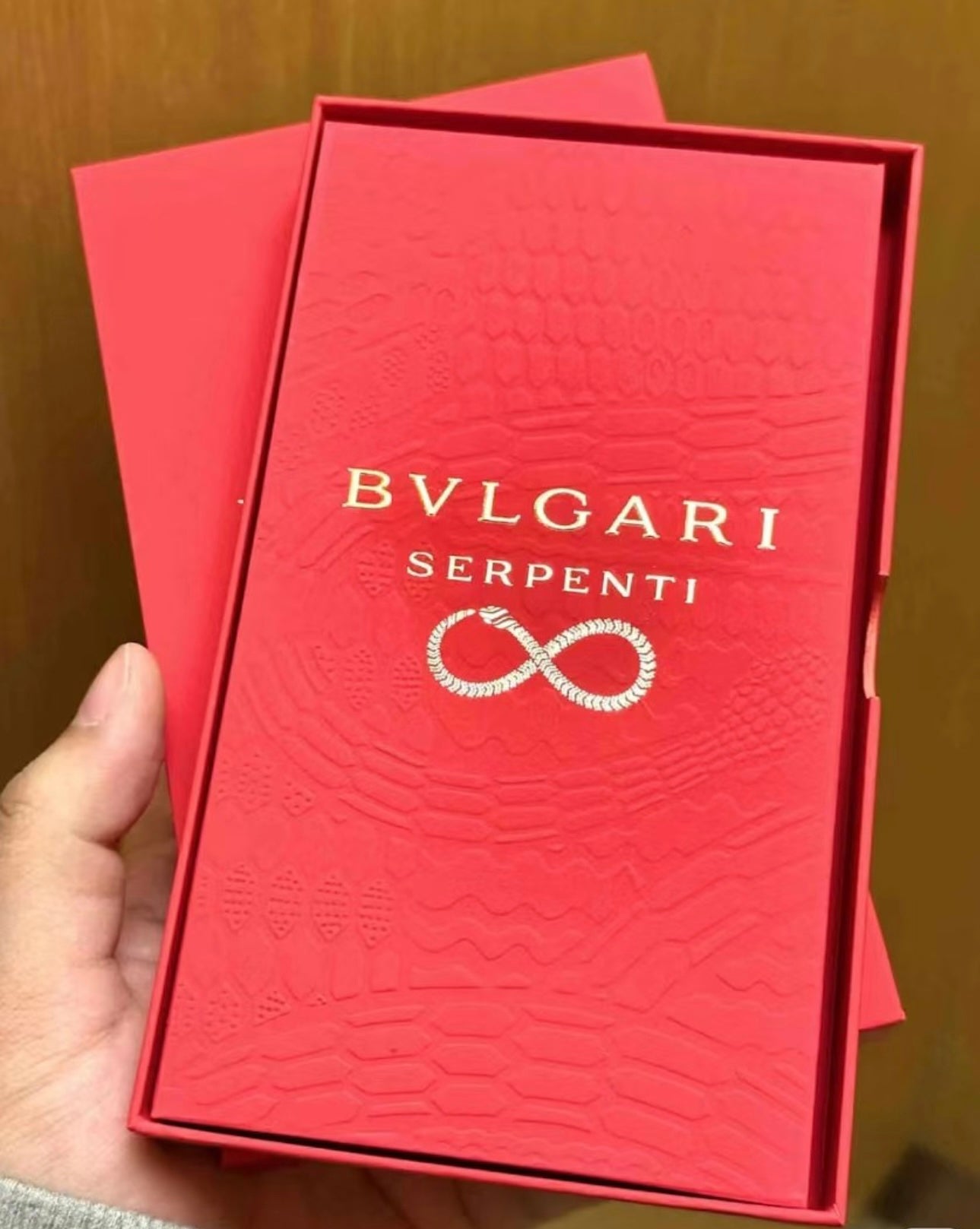 Gift Box of 10pcs High-end Designer Brand BVLGARI New Year of the Snake Lucky Money Packet Red Envelope