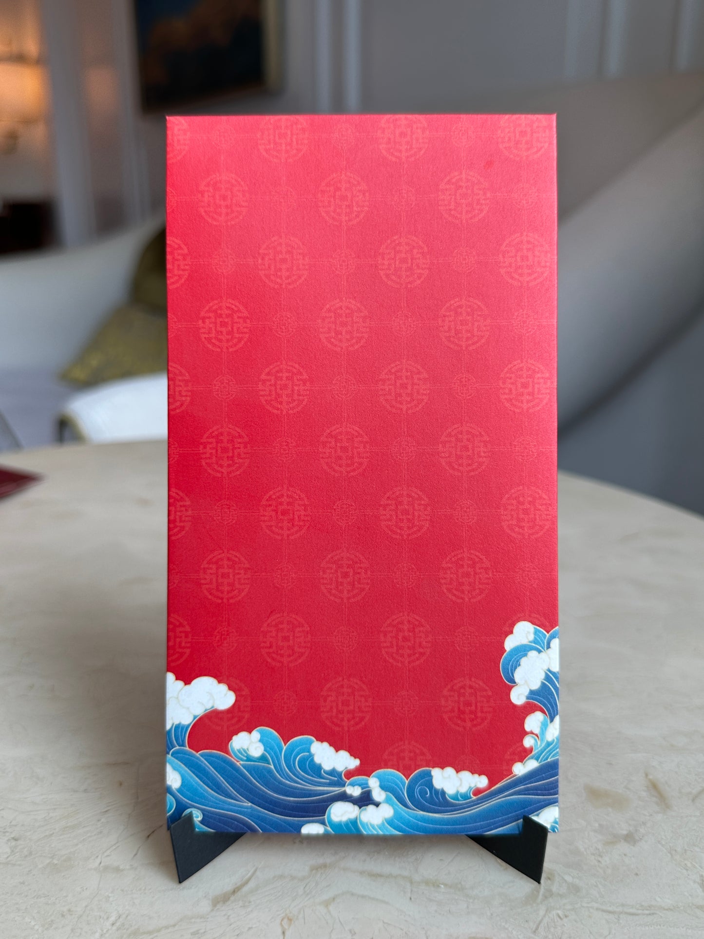 Custom 100pcs Fixed Template Red Envelope with Logo | Text | Surname | Red Envelope Lucky Money Personalized Gifts Packet for Wedding | Business | Birthday Party | Events