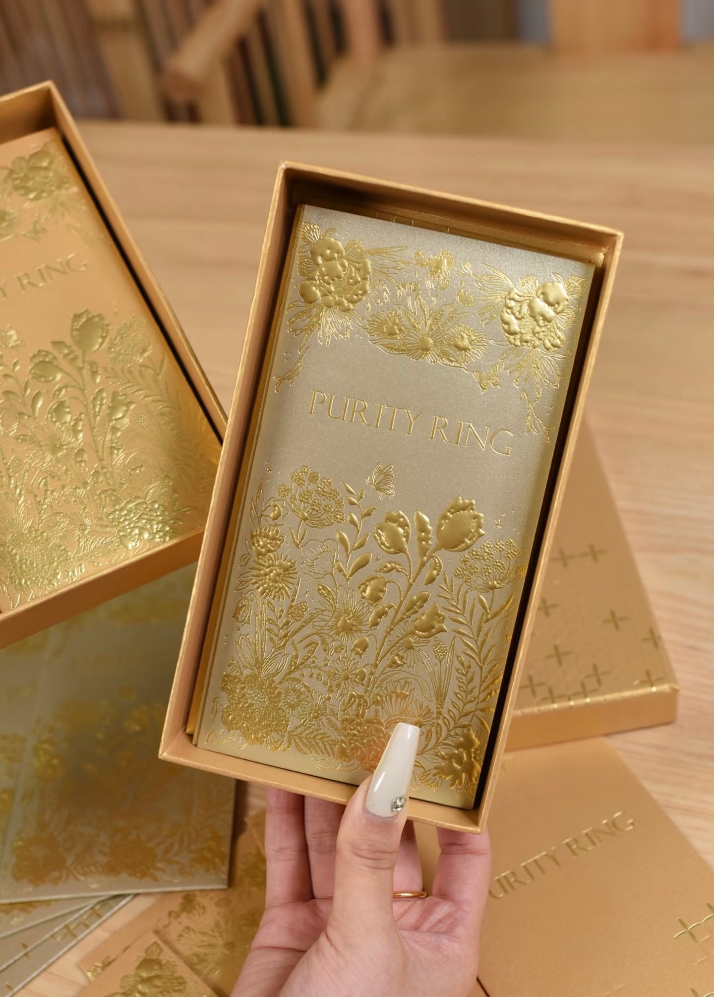 Custom 100 Boxes High-end for Business Order Red Envelopes with Gold Foiled Embossed Lucky Money Personalized Gift Packet