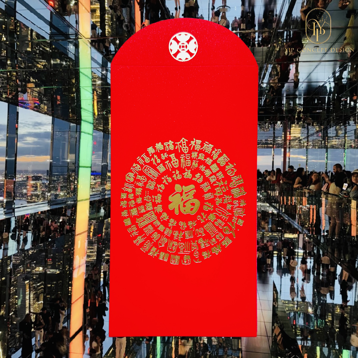 Pack of 30pcs High-end 福 Gold Foil Red Envelope Lucky Money Gift Packet for Chinese New Year | Wedding Party | Event