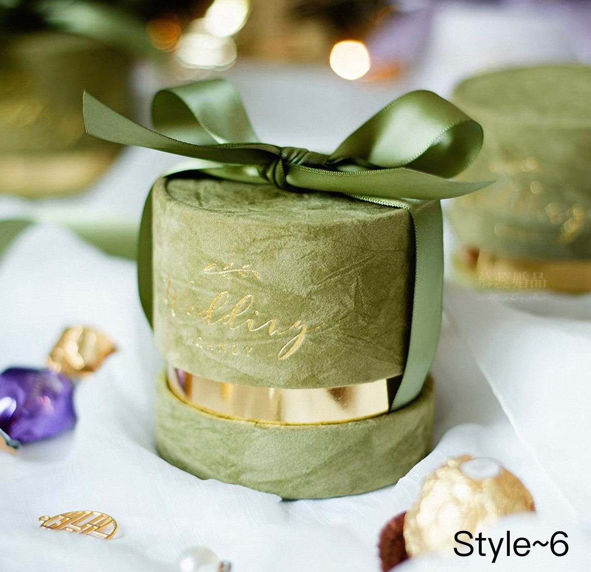 10pcs Gold Foiled Sugar Box Wedding Candy Handbag | Love Forever | Thank You Gift Bag | Birthday Gift Holder