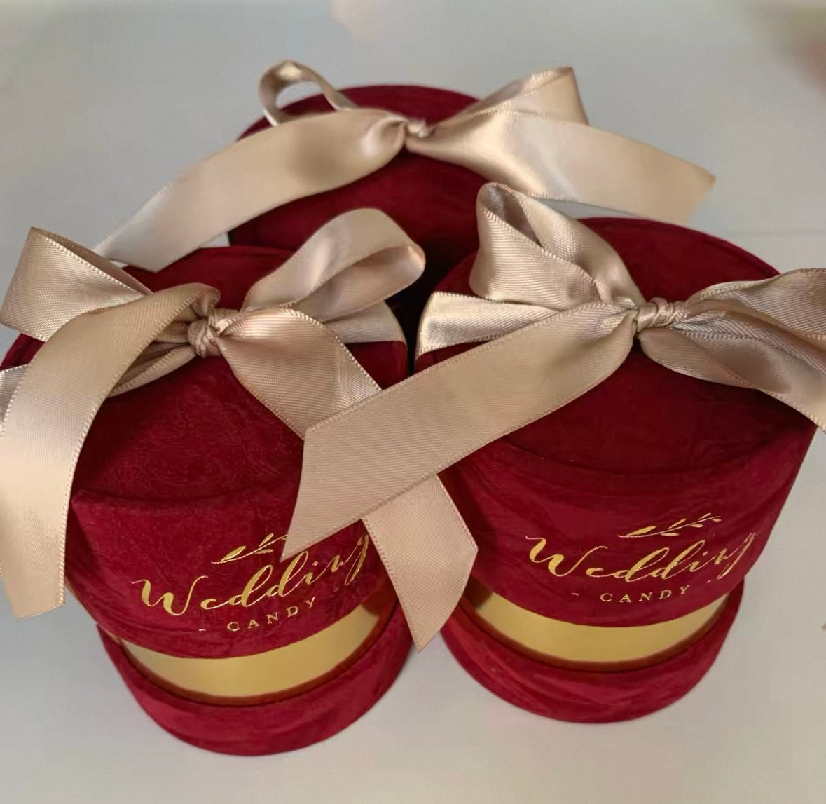 10pcs Gold Foiled Sugar Box Wedding Candy Handbag | Love Forever | Thank You Gift Bag | Birthday Gift Holder