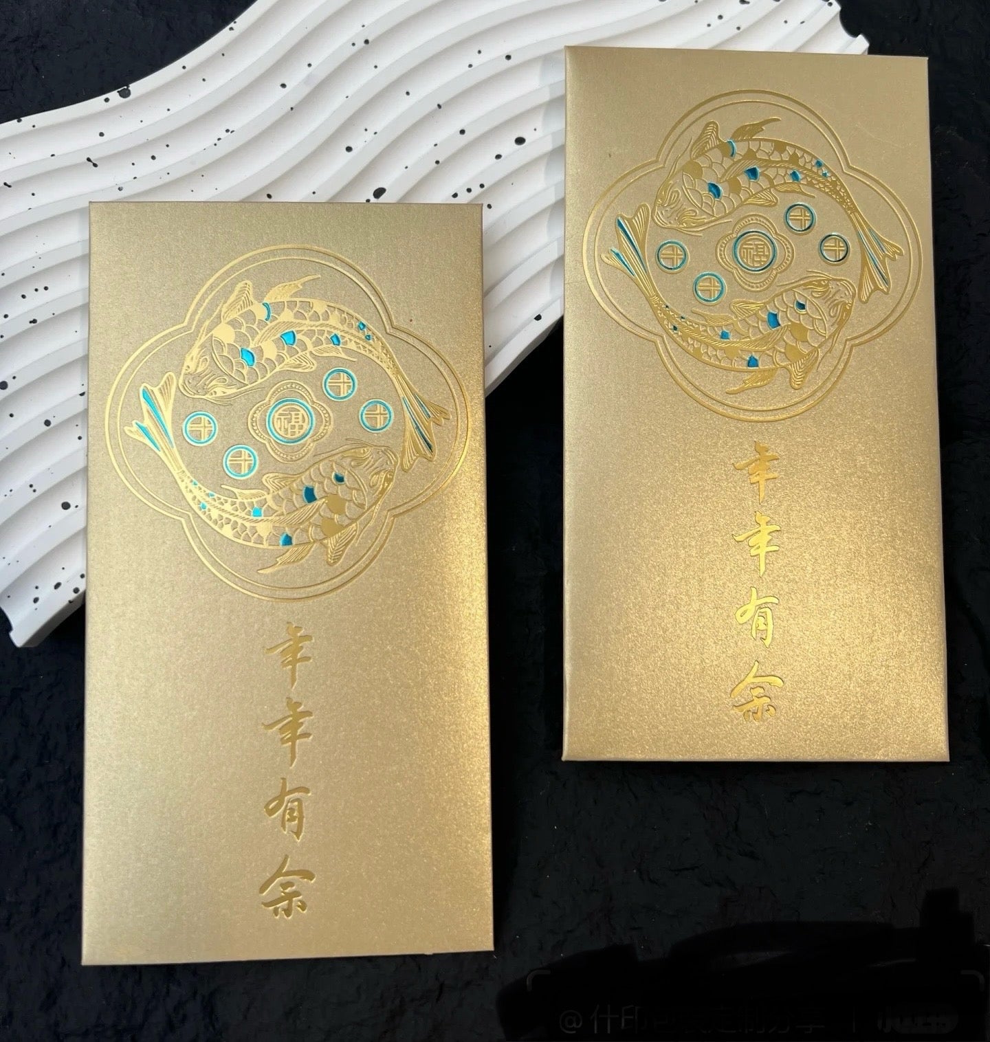 Custom 300pcs for Business Red Envelopes with Double Gold Foiled Lucky Money Personalized Gift Packet