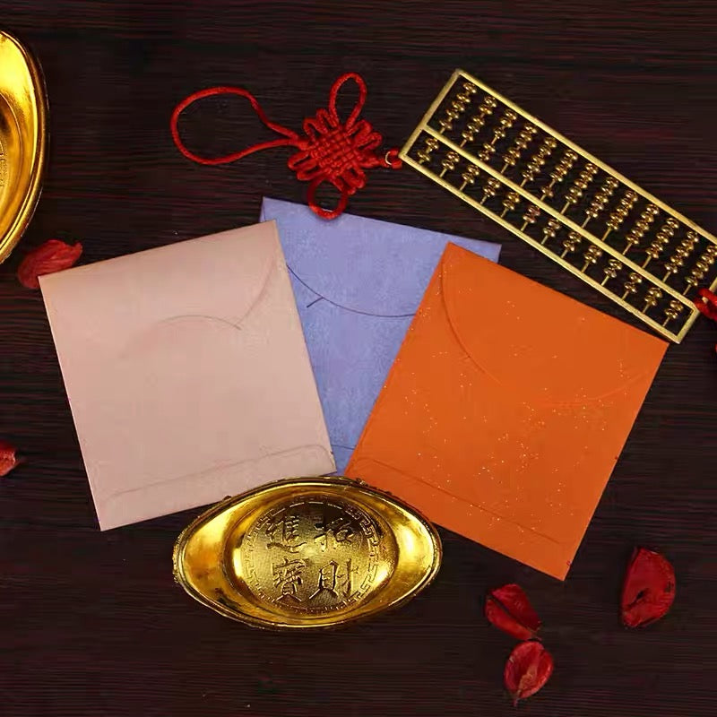 Pack of 12pcs Gold Foil Year of The Goat 2027 Red Envelopes Lucky Money Gift Packet for New Year | Wedding | Party