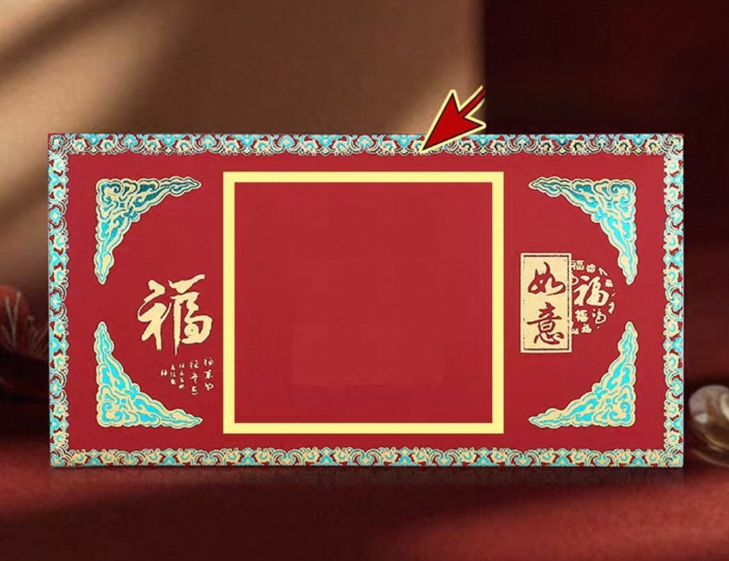 Pack of 30pcs Custom Chinese Surname Red Envelopes New Year Lucky Money Gift Packet