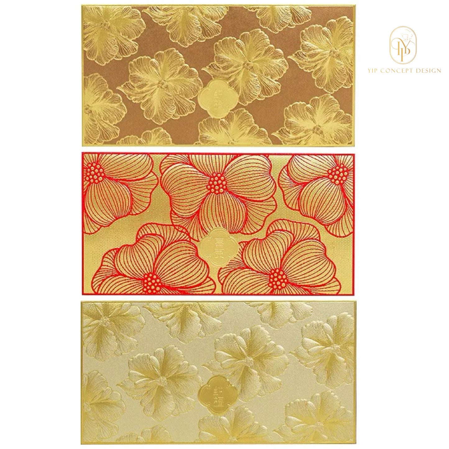 Pack of 18pcs Color Embossed Foiled High-end Creative Red Envelope Lucky Money Gifts Packet Chinese New Year of the Horse can Custom