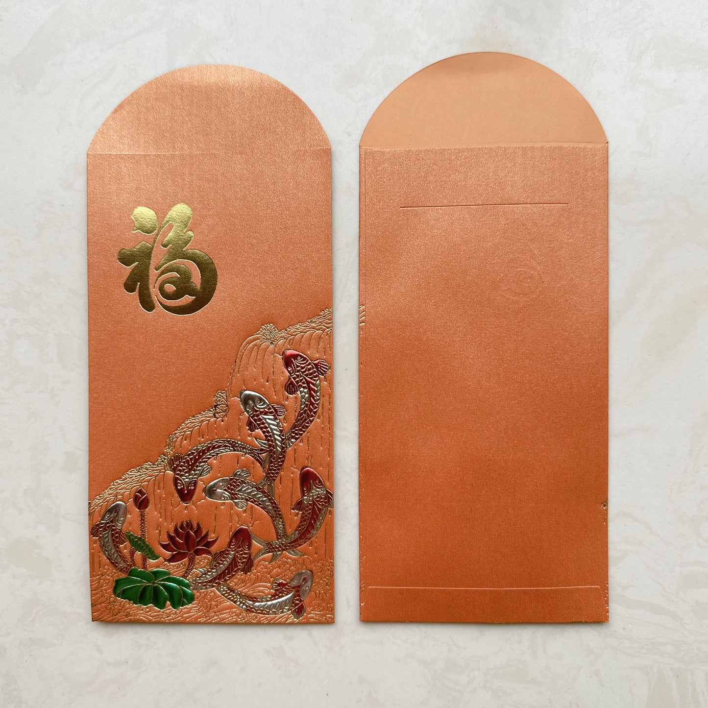 Pack of 100pcs Custom Classic Hong Kong Surname Red Envelope Lucky Money Gift Packet for Chinese New Year | Wedding Party