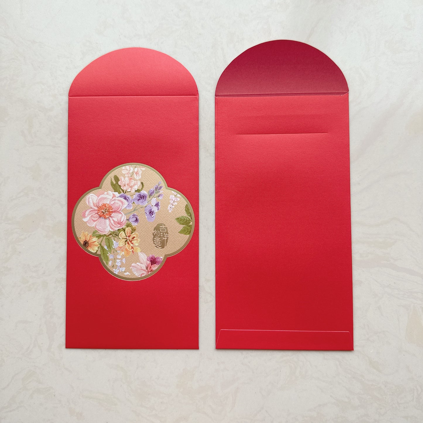 Pack of 100pcs Gold Foiled Red Envelope Lucky Money Gifts Packet for Chinese New Year | Wedding