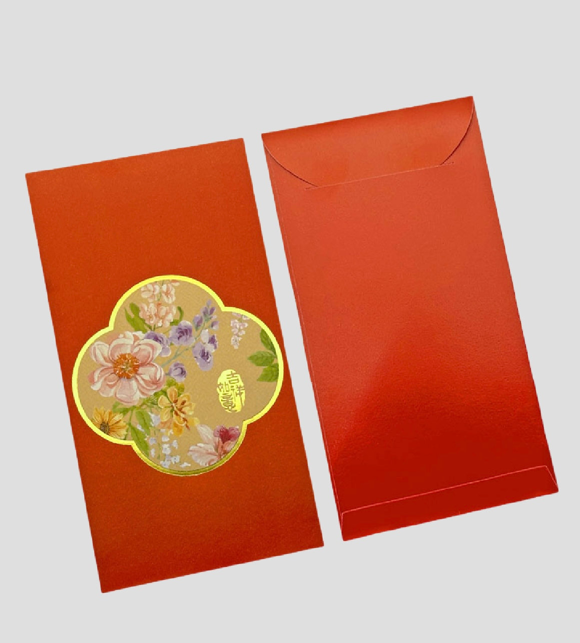 Pack of 100pcs Gold Foiled Red Envelope Lucky Money Gifts Packet for Chinese New Year | Wedding