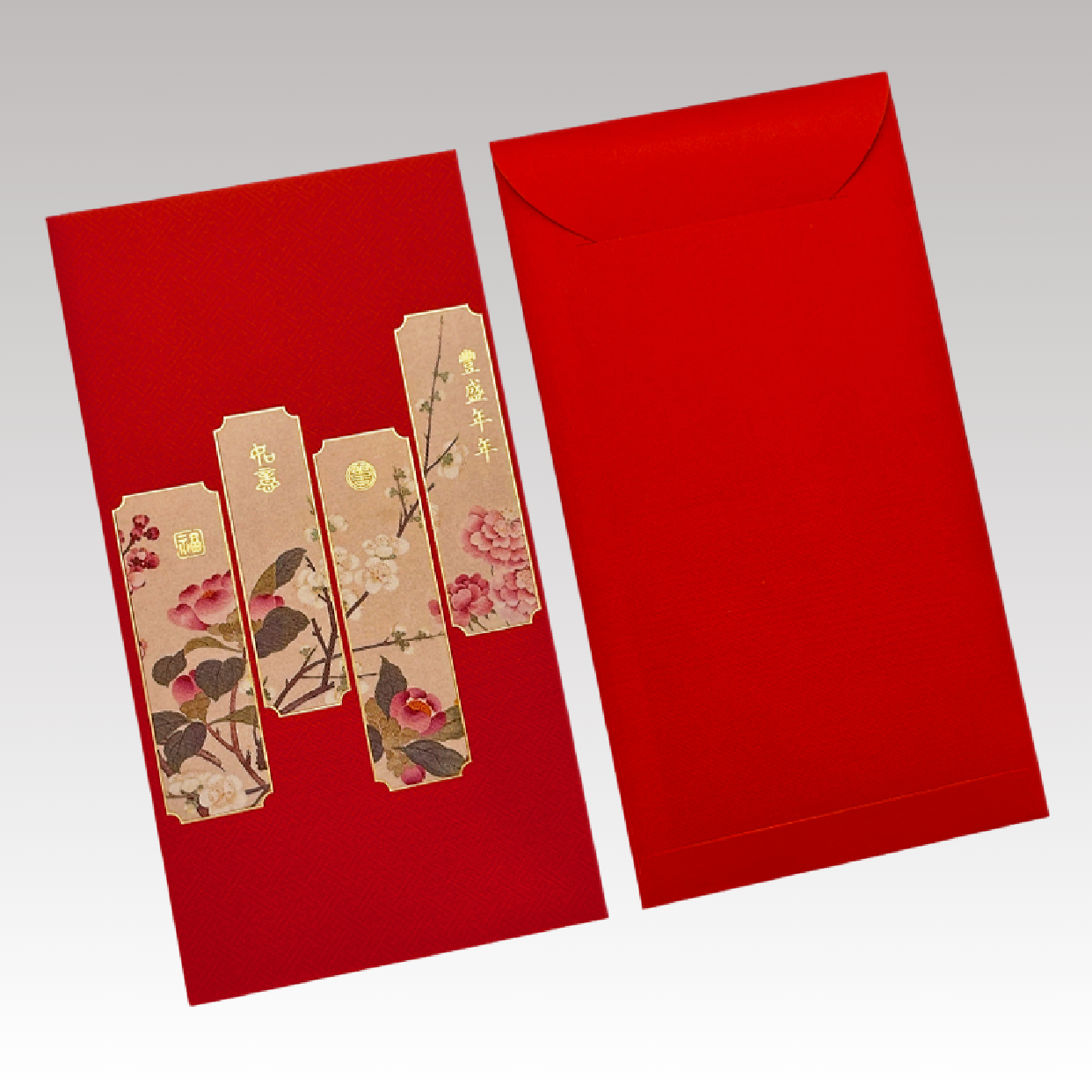 Pack of 100pcs Custom Classic Hong Kong Surname Red Envelope Lucky Money Gift Packet for Chinese New Year | Wedding Party