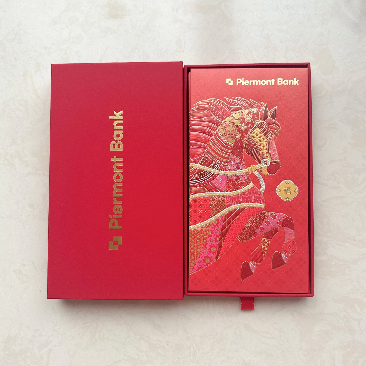 One Sample Box - Custom 150 Boxes High-end for Business | Brand Designer Order Red Envelopes with Gold Foiled Embossed Lucky Money Personalized Gift Packet