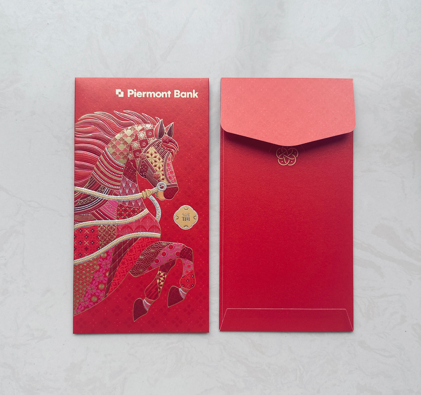 One Sample Box - Custom 150 Boxes High-end for Business | Brand Designer Order Red Envelopes with Gold Foiled Embossed Lucky Money Personalized Gift Packet