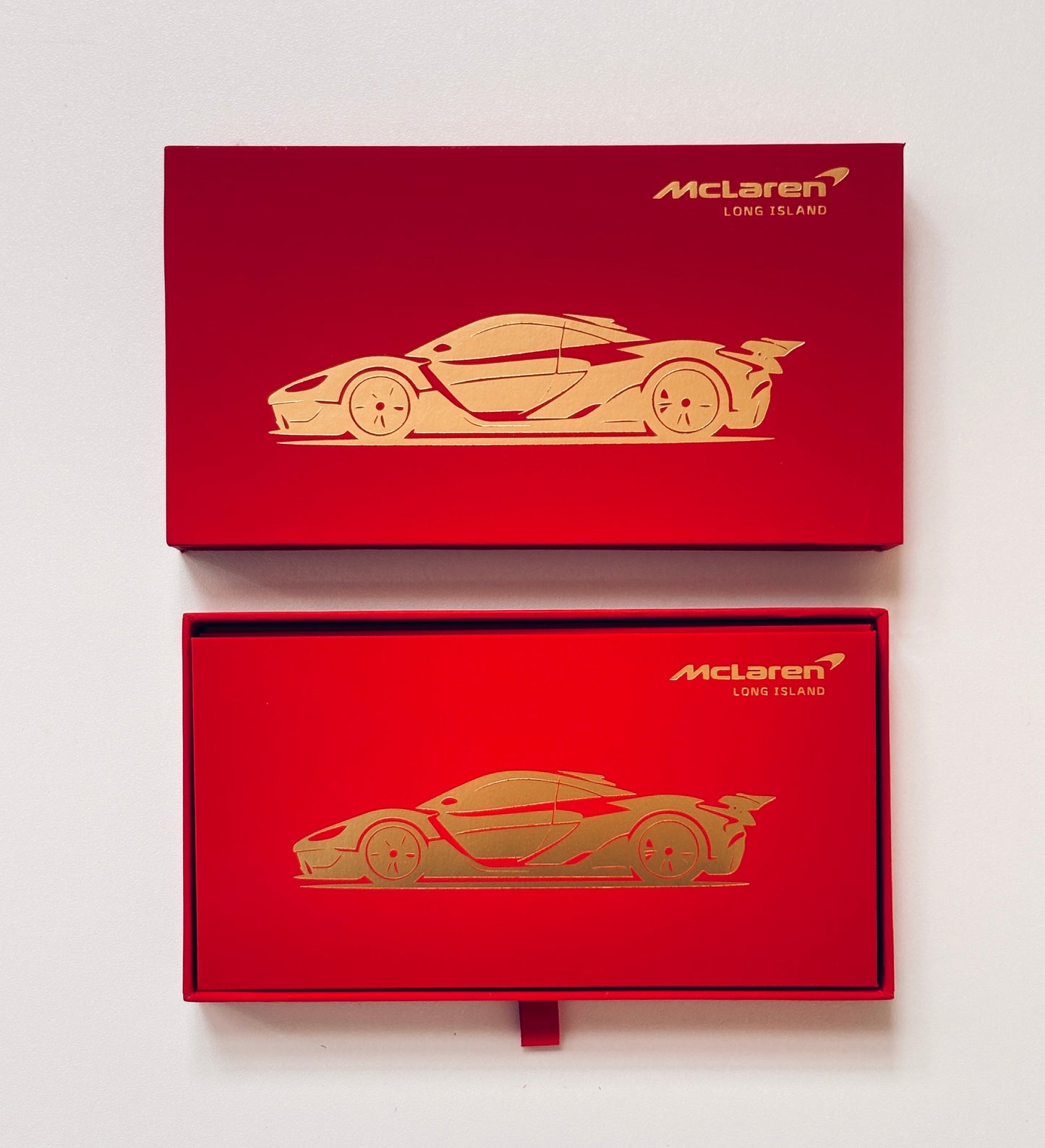 One Sample Box of 8pcs - Customized Red Envelope Gift Boxes For a Certain Car Brand (AM)