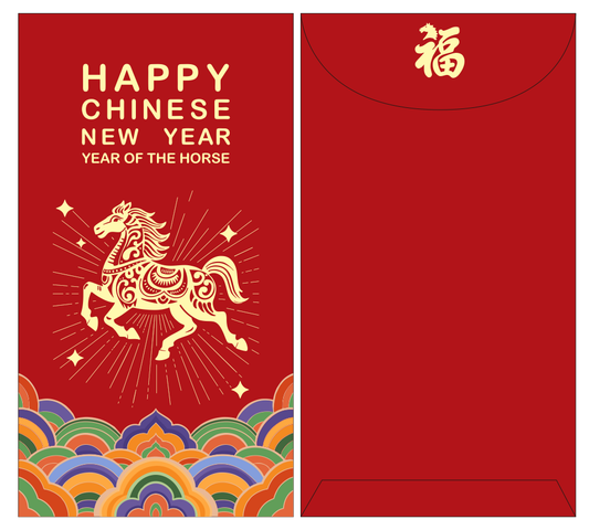 NEW! 2026 Pack of 30pcs Color Printing+Gold Foiled Creative Red Envelope Lucky Money Gifts Packet Chinese New Year of the Horse