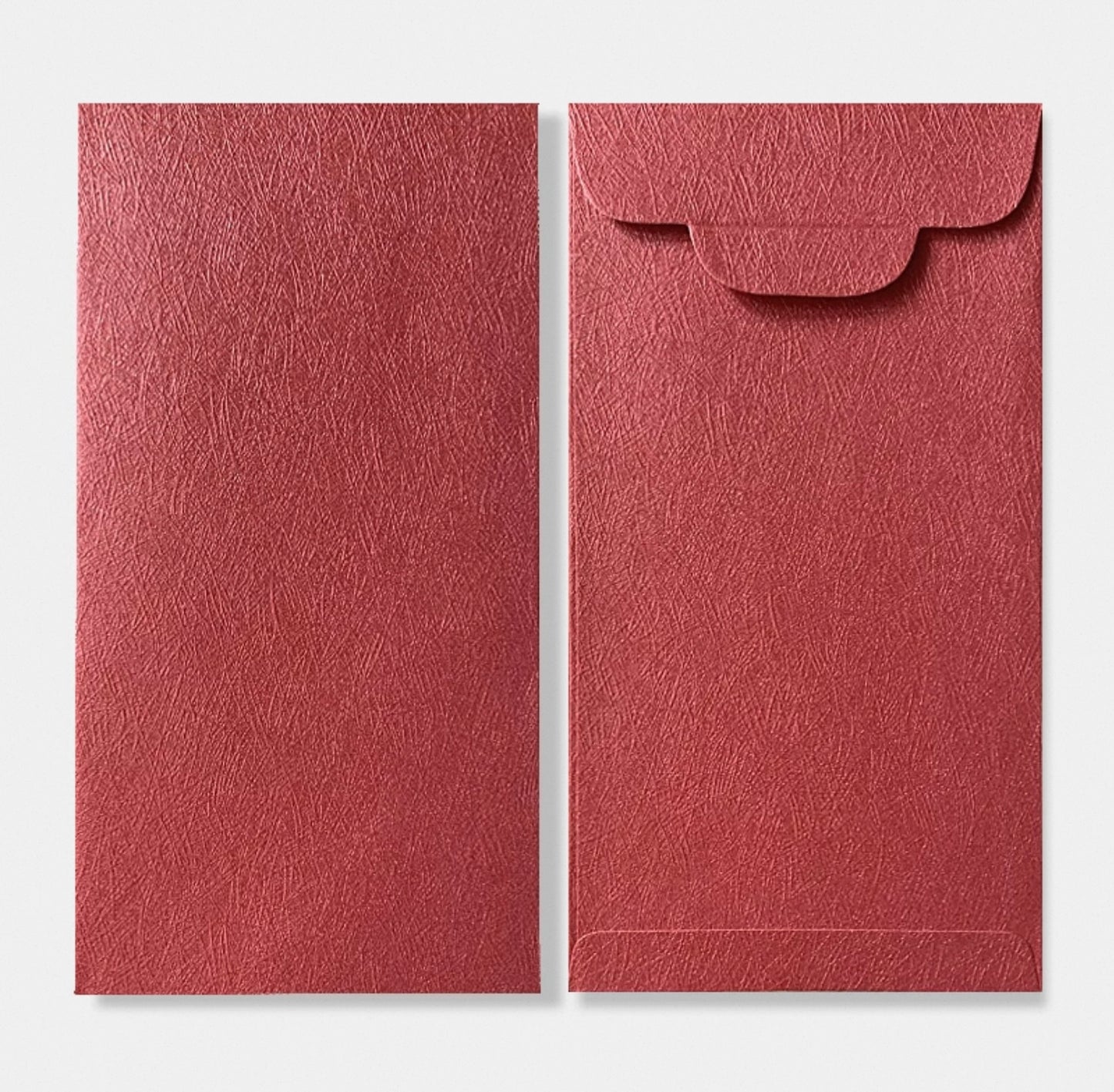 Custom 100pcs Fixed Template 120g Soft Paper Red Envelope Lucky Money Personalized Gift Packet for Wedding | Surname | Business | Celebration