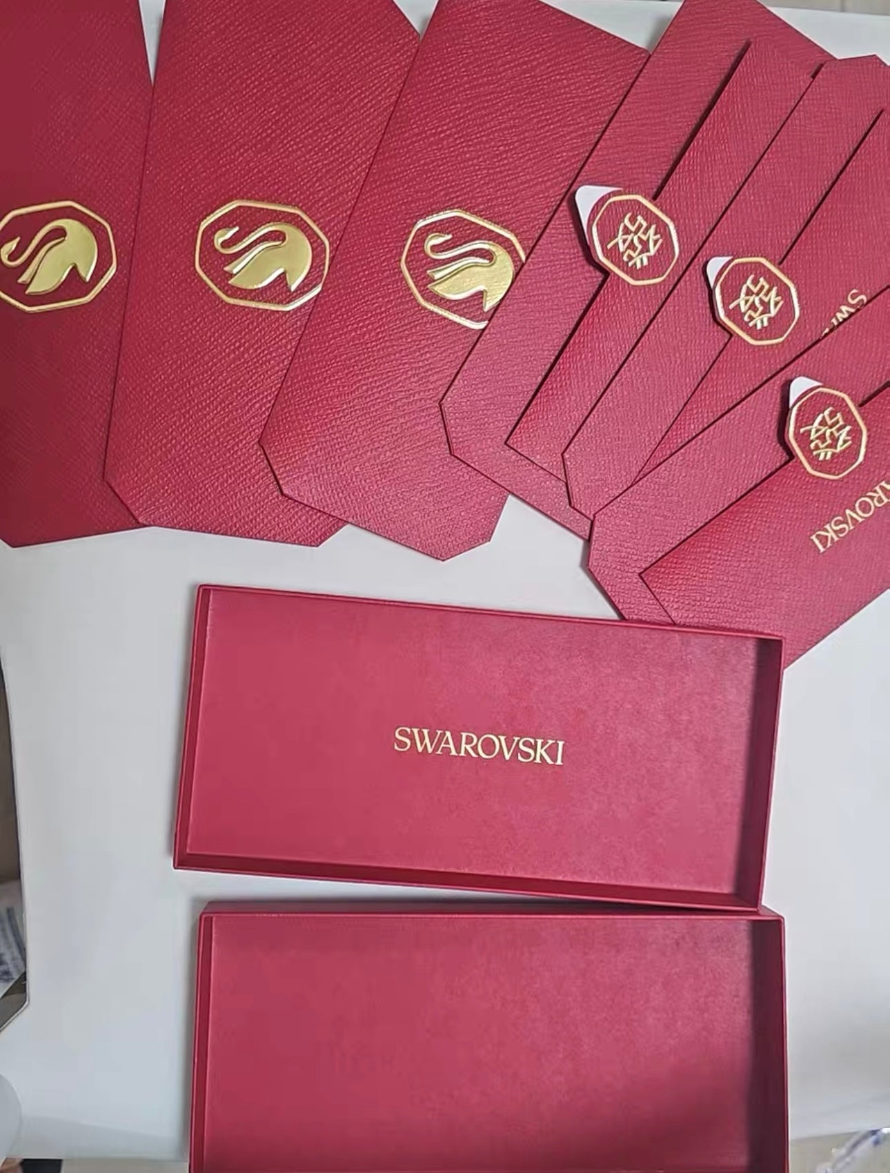 Gift Box of 12pcs High-end Designer Brand New Year Lucky Money Packet Red Envelope