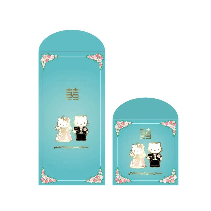 Pack of 10pcs Sanrio Official Hello Kitty 囍 Red Envelope Lucky Money Gift Packet