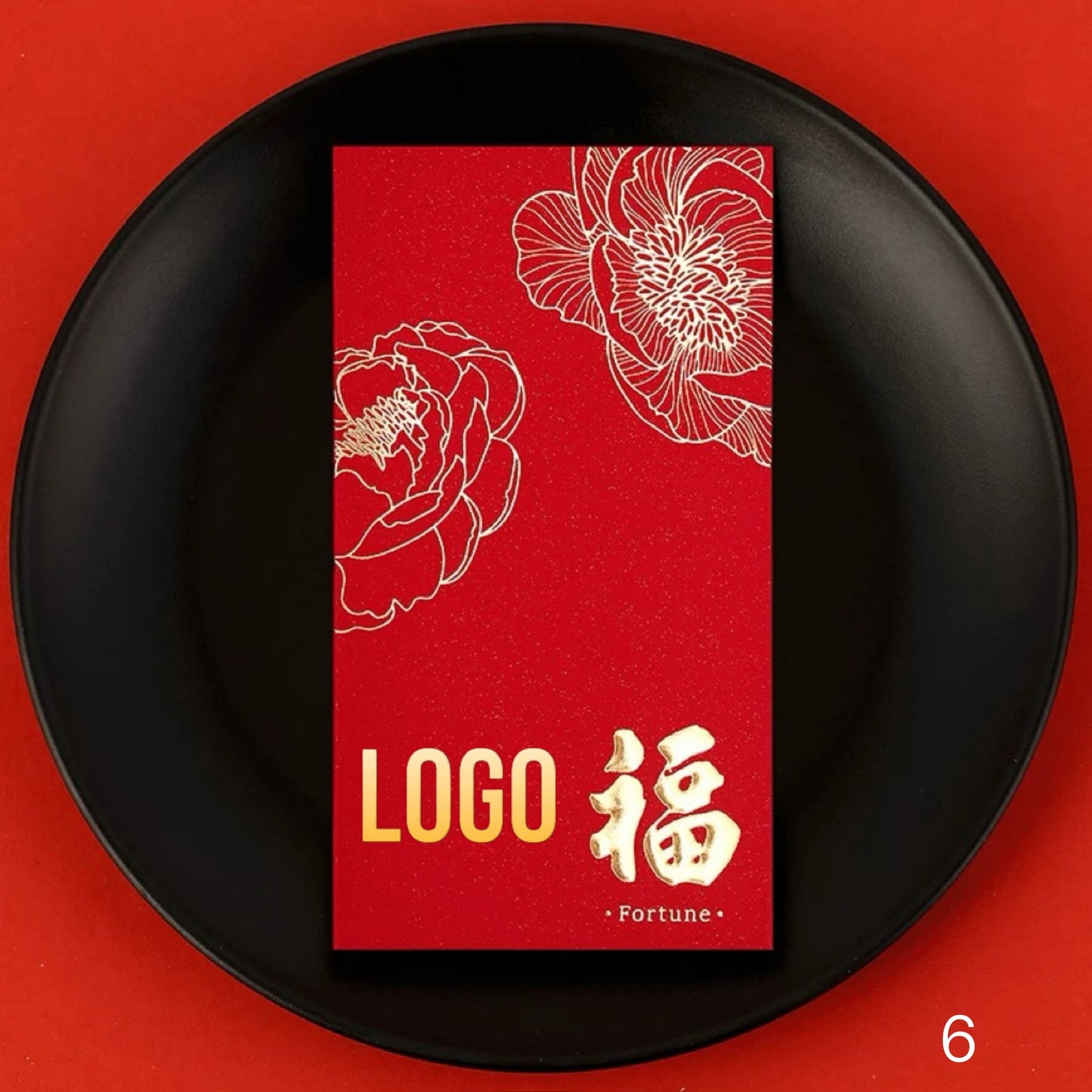 Fast Turnaround Custom 100pcs Fixed Template Red Envelope Lucky Money Personalized Gift Packet for Wedding | Surname | Business | Celebration