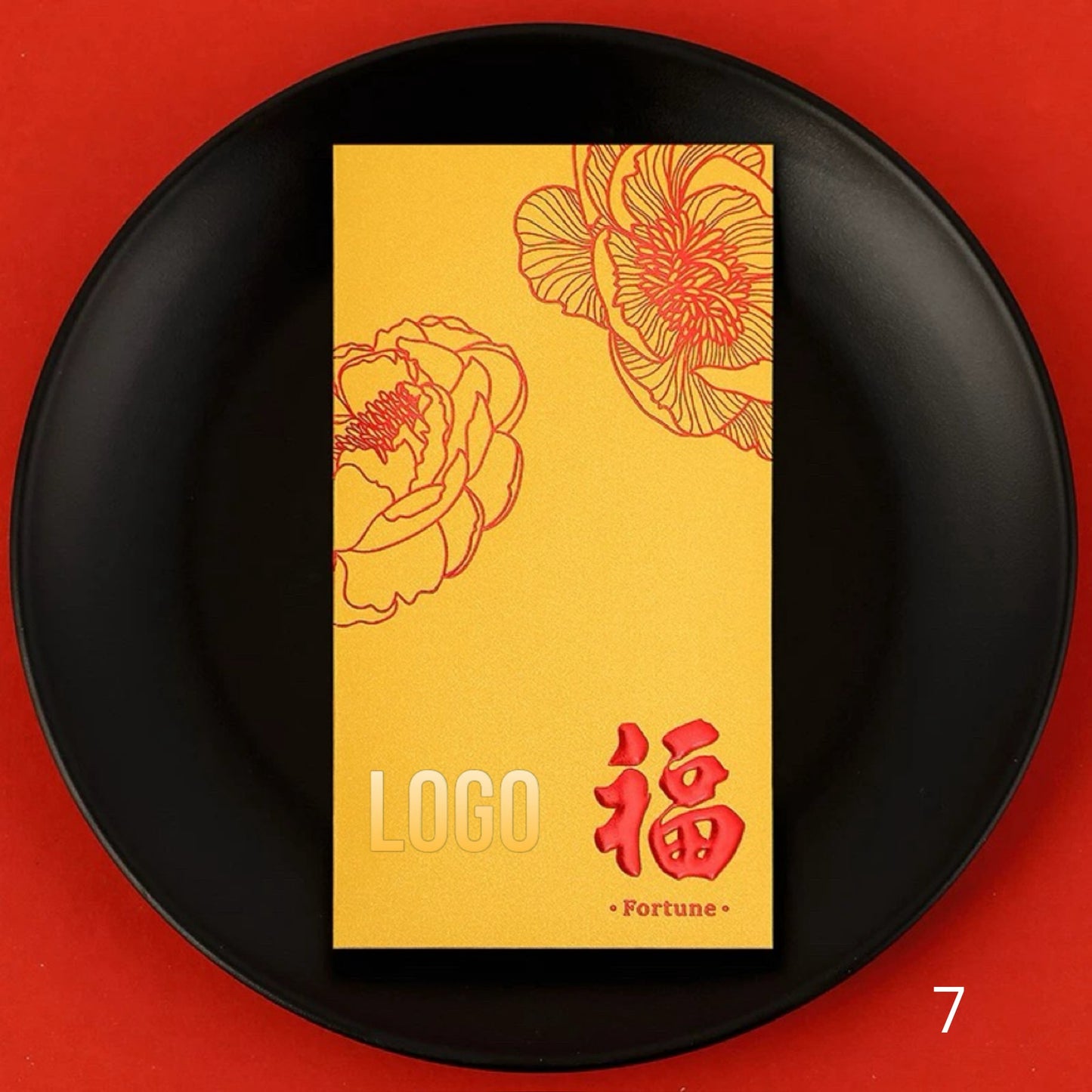 Fast Turnaround Custom 100pcs Fixed Template Red Envelope Lucky Money Personalized Gift Packet for Wedding | Surname | Business | Celebration