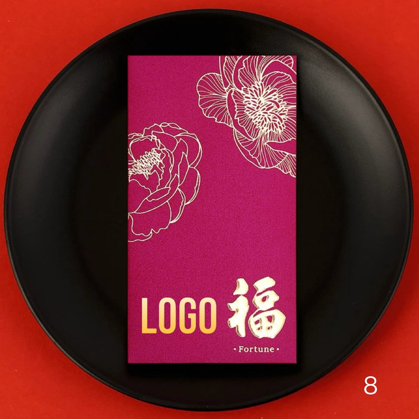 Fast Turnaround Custom 100pcs Fixed Template Red Envelope Lucky Money Personalized Gift Packet for Wedding | Surname | Business | Celebration