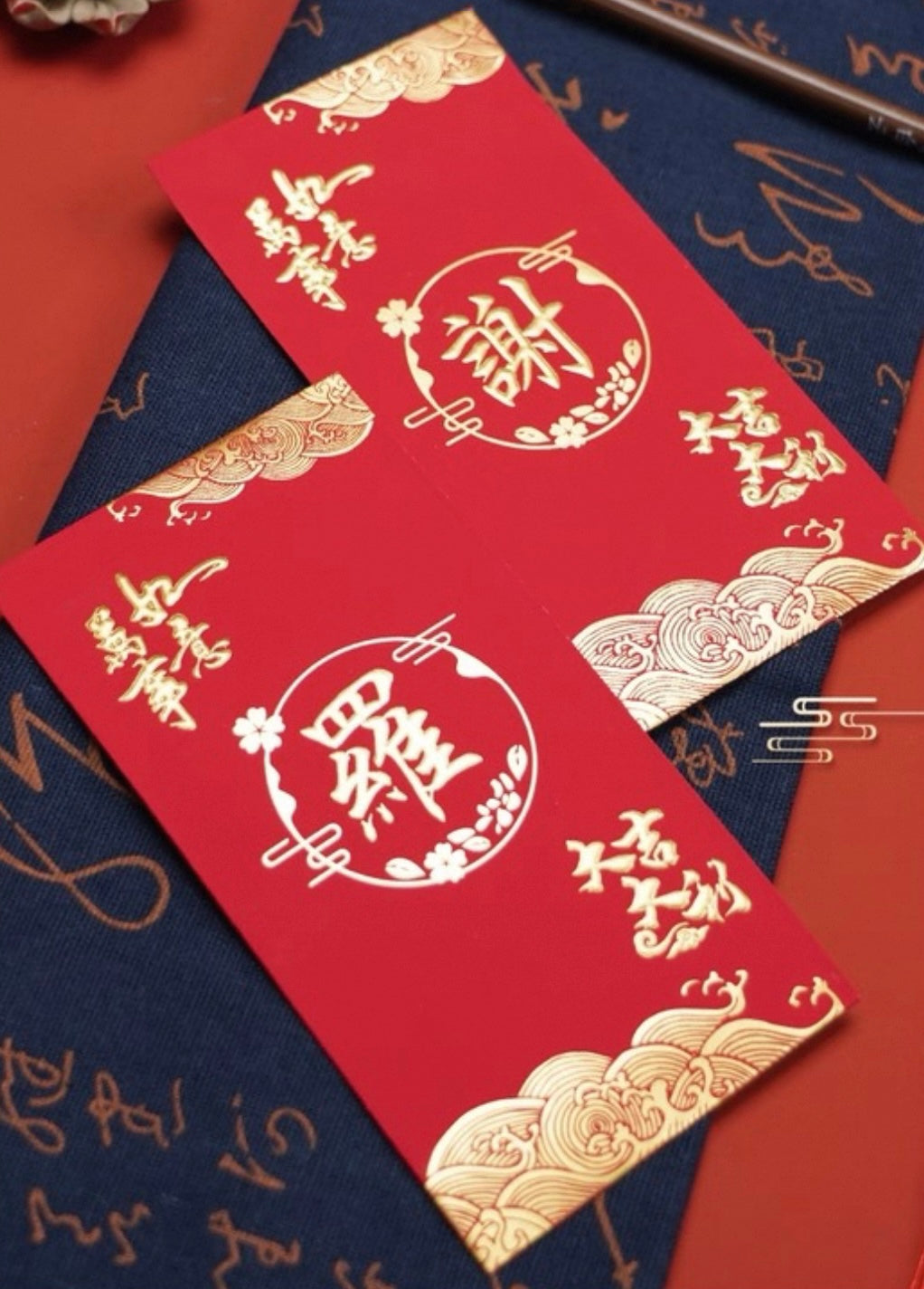 Pack of 30pcs Custom Hong Kong Surname Red Envelope Lucky Money Gift Packet