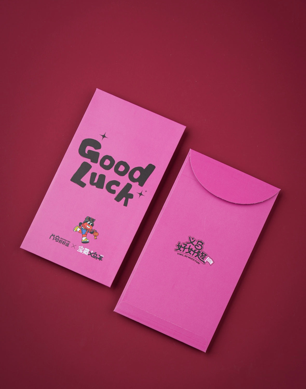 Wholesale with Free Design Luxe Gold Foil Red Envelope Lucky Money Personalized Gift Packet