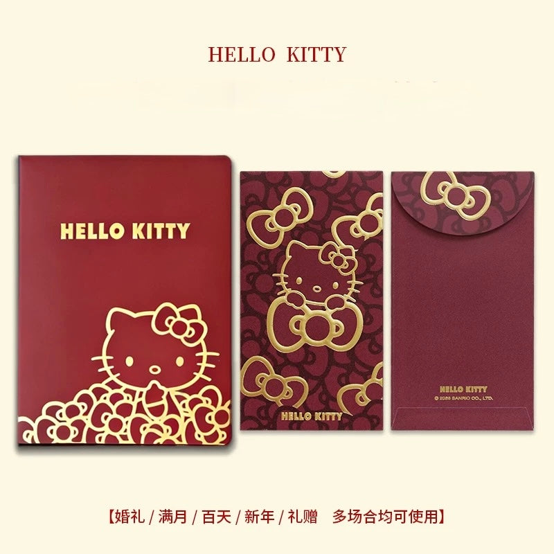 Sanrio Official Hello Kitty Gift Box of 30pcs Holiday Lucky Money Gift Packet 2026 New